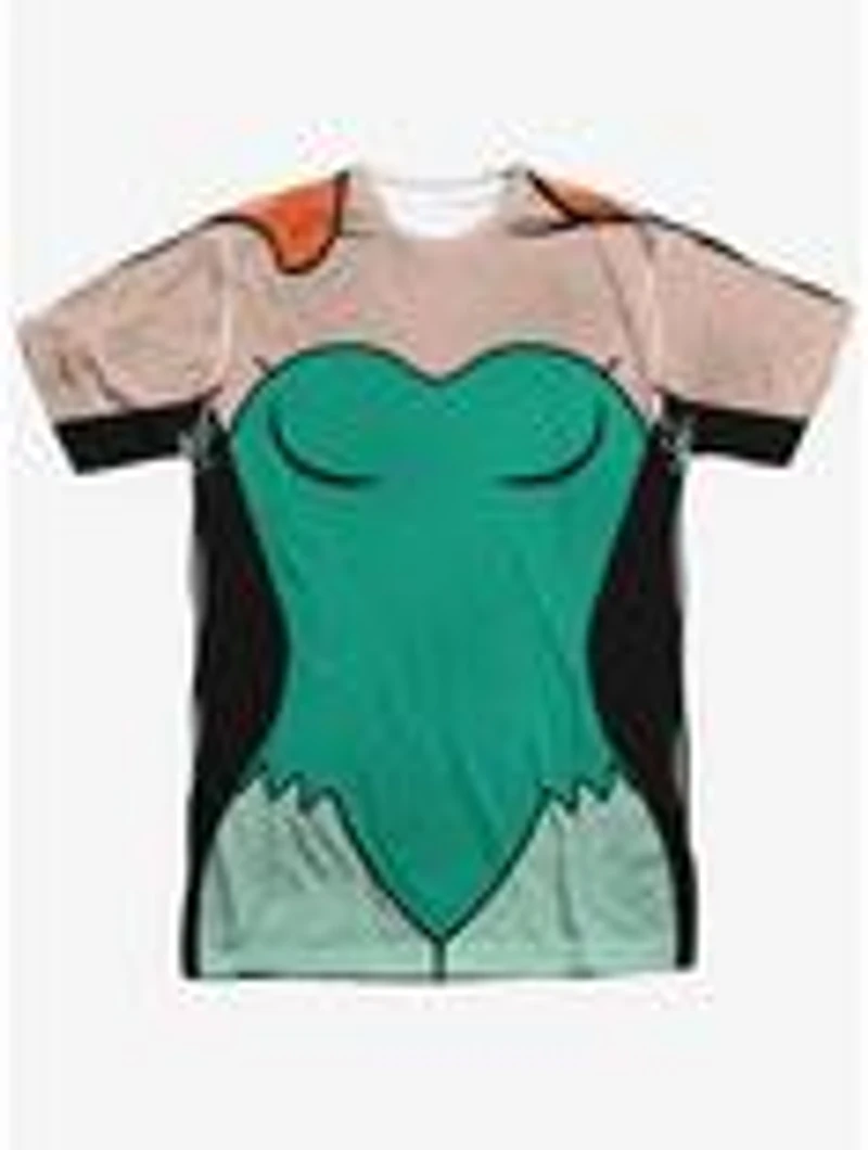 DC Comics Batman The Animated Series Poison Ivy Costume Sublimated T-Shirt