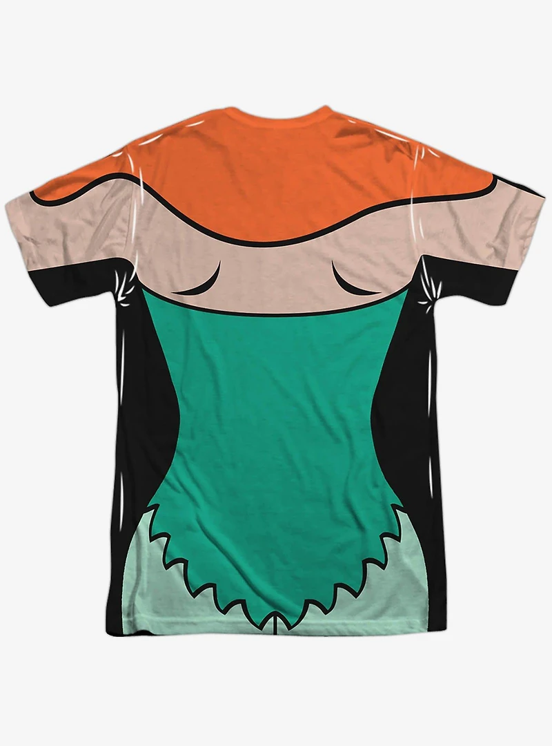 DC Comics Batman The Animated Series Poison Ivy Costume Sublimated T-Shirt