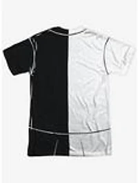 DC Comics Batman The Animated Series Two Face Costume Sublimated T-Shirt