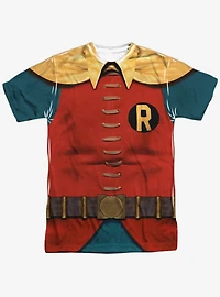 DC Comics Batman Classic TV Series Retro Robin Costume Print T-Shirt