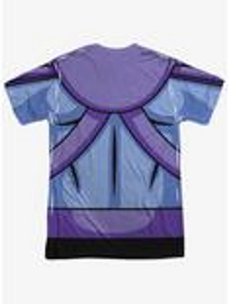 Masters Of The Universe Cartoon Skeletor Costume Print T-Shirt