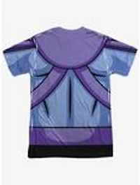 Masters Of The Universe Cartoon Skeletor Costume Print T-Shirt