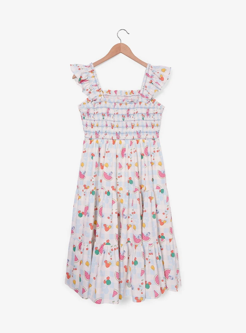 Disney Mickey Mouse Gingham Fruits Allover Print Tank Dress - BoxLunch Exclusive