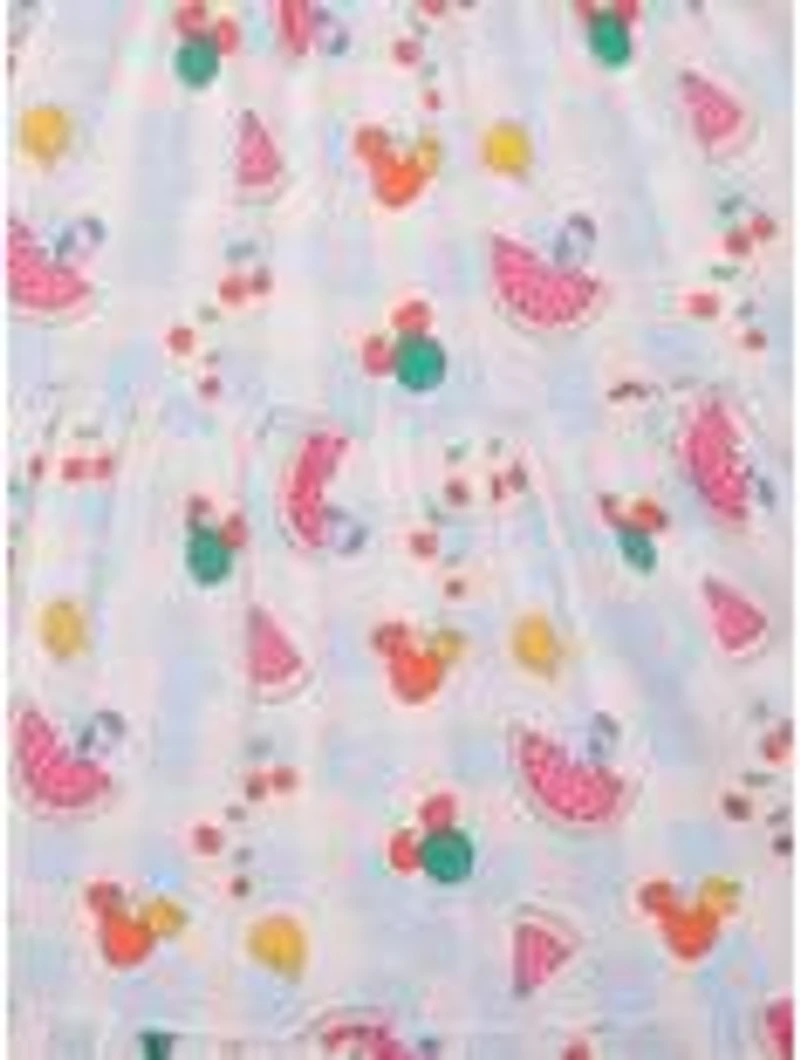 Disney Mickey Mouse Gingham Fruits Allover Print Tank Dress - BoxLunch Exclusive