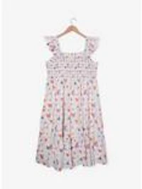 Disney Mickey Mouse Gingham Fruits Allover Print Plus Tank Dress - BoxLunch Exclusive