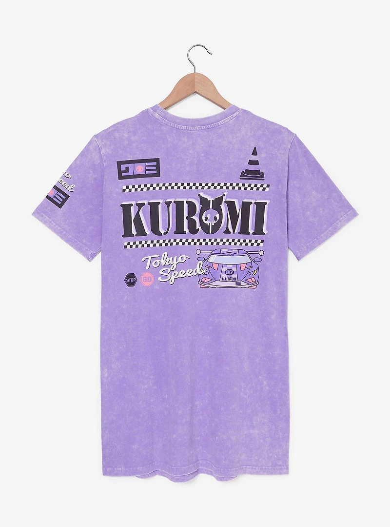 Sanrio Kuromi Racing T-Shirt Dress - BoxLunch Exclusive