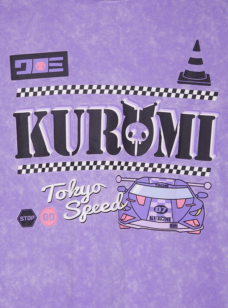 Sanrio Kuromi Racing Plus T-Shirt Dress - BoxLunch Exclusive