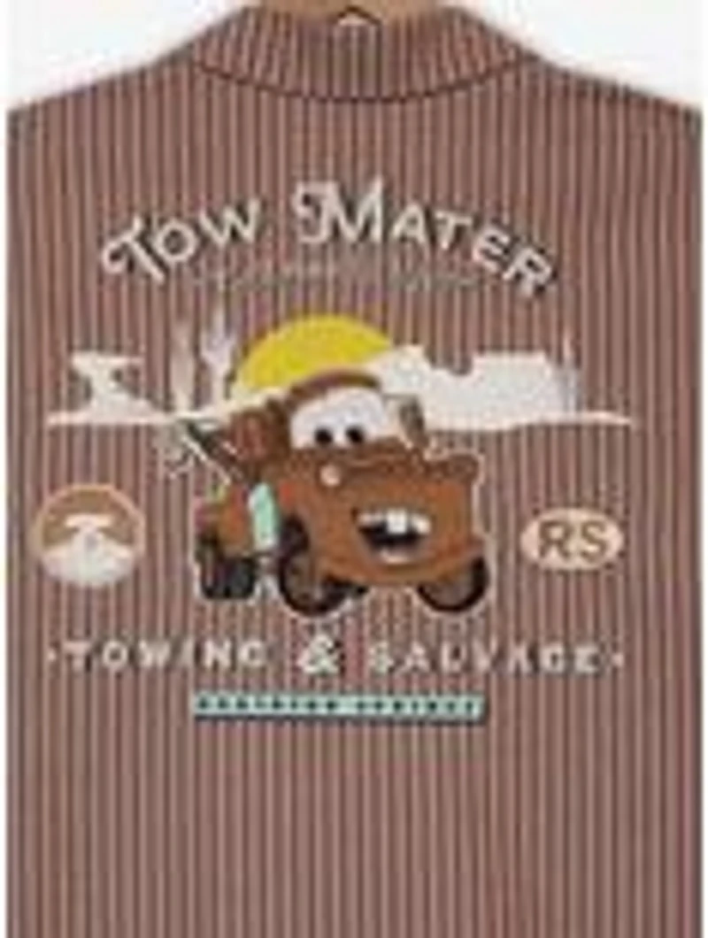 Disney Pixar Cars Tow Mater Woven Button Up — BoxLunch Exclusive