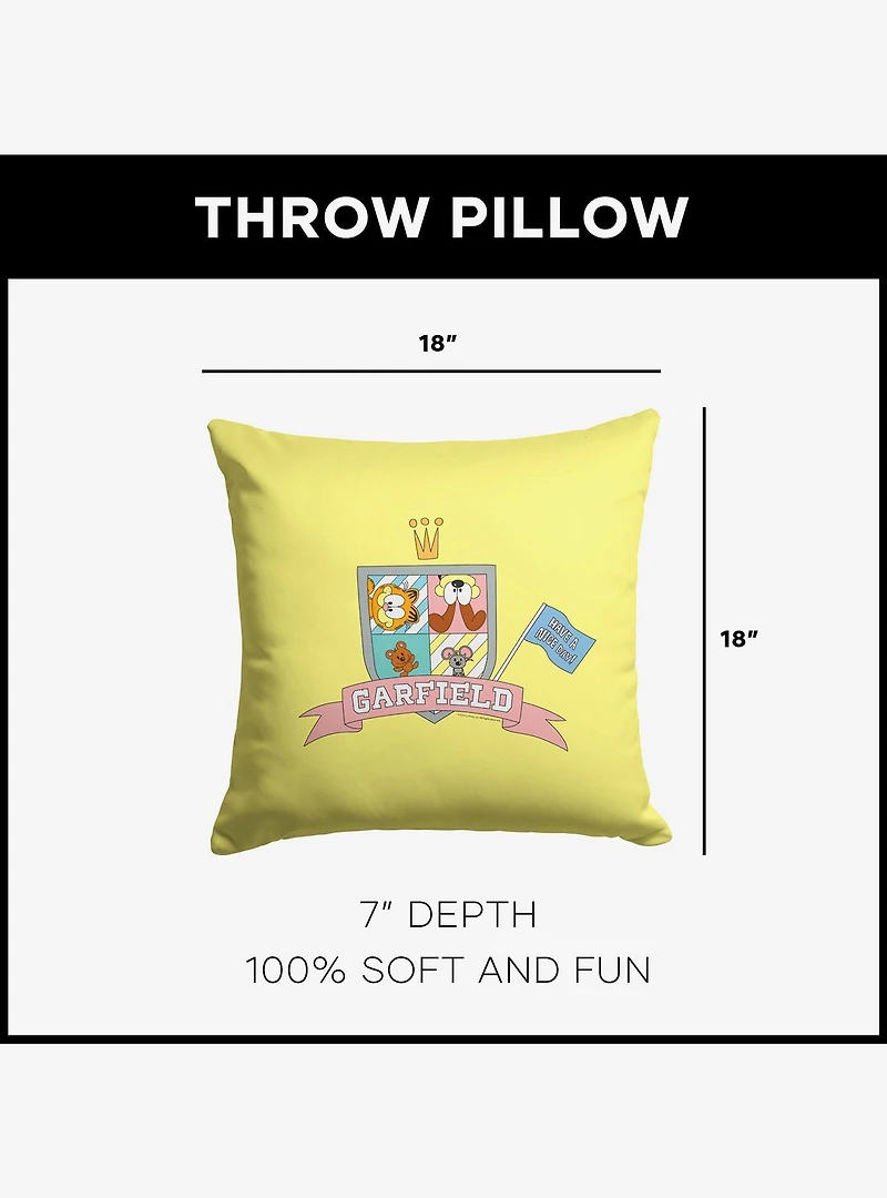Garfield Nice Day Garf Throw Pillow