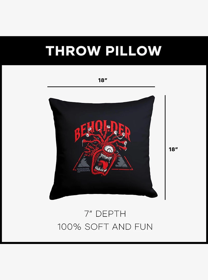 Dungeons & Dragons Beholder Throw Pillow