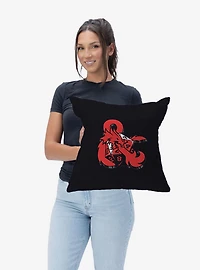 Dungeons & Dragons D&D Logo Throw Pillow