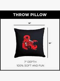 Dungeons & Dragons D&D Logo Throw Pillow