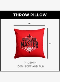 Dungeons & Dragons Dungeon Master Throw Pillow