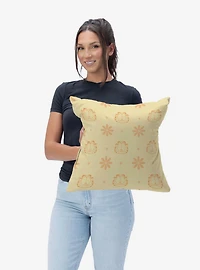 Garfield Flower Powerful Throw Pillow