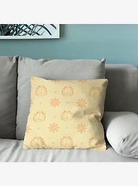 Garfield Flower Powerful Throw Pillow