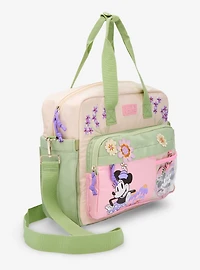Disney Minnie Mouse Floral Retro Convertible Messenger Bag — BoxLunch Exclusive