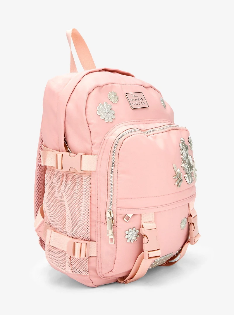 Disney Minnie Mouse Floral Blush Multi-Pocket Backpack — BoxLunch Exclusive