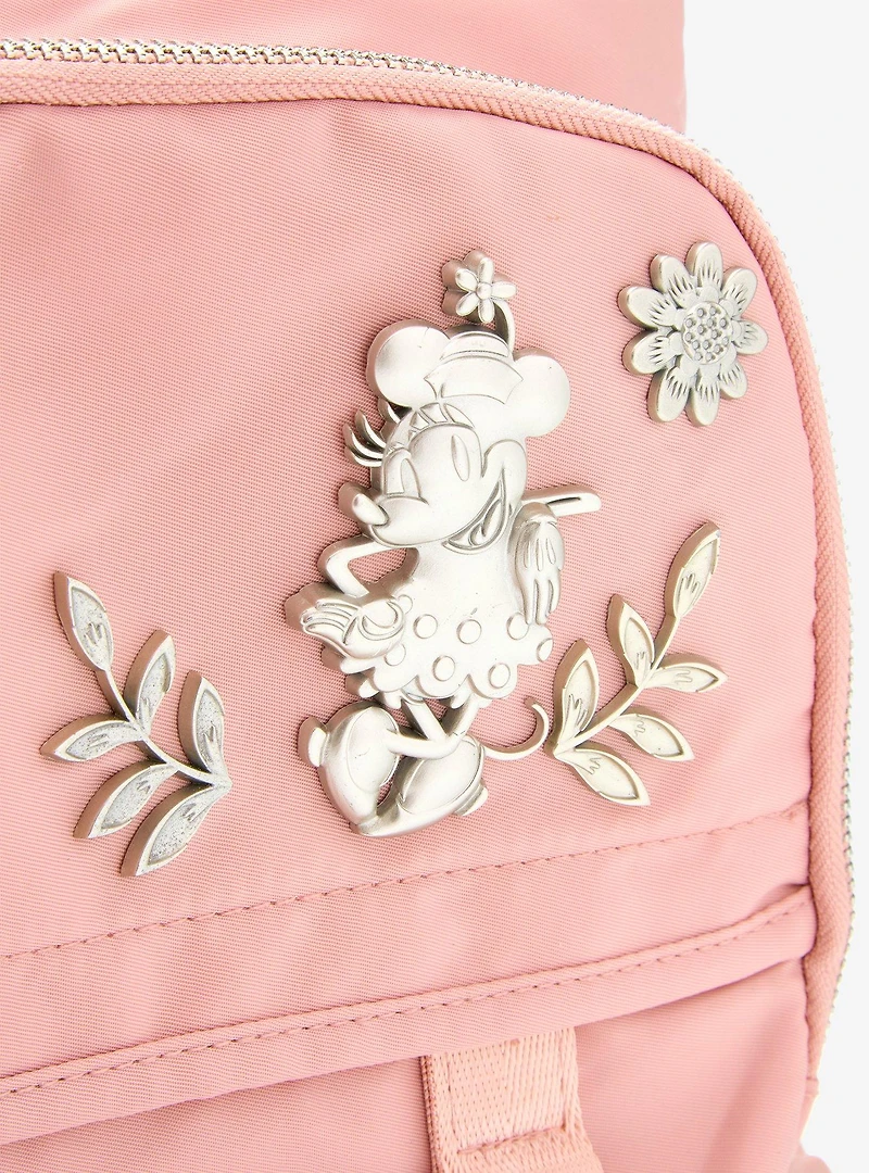 Disney Minnie Mouse Floral Blush Multi-Pocket Backpack — BoxLunch Exclusive