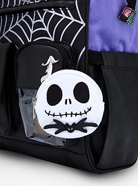 Disney The Nightmare Before Christmas Spiderweb Multi-Pocket Backpack With Jack Skellington Plush — BoxLunch Exclusive