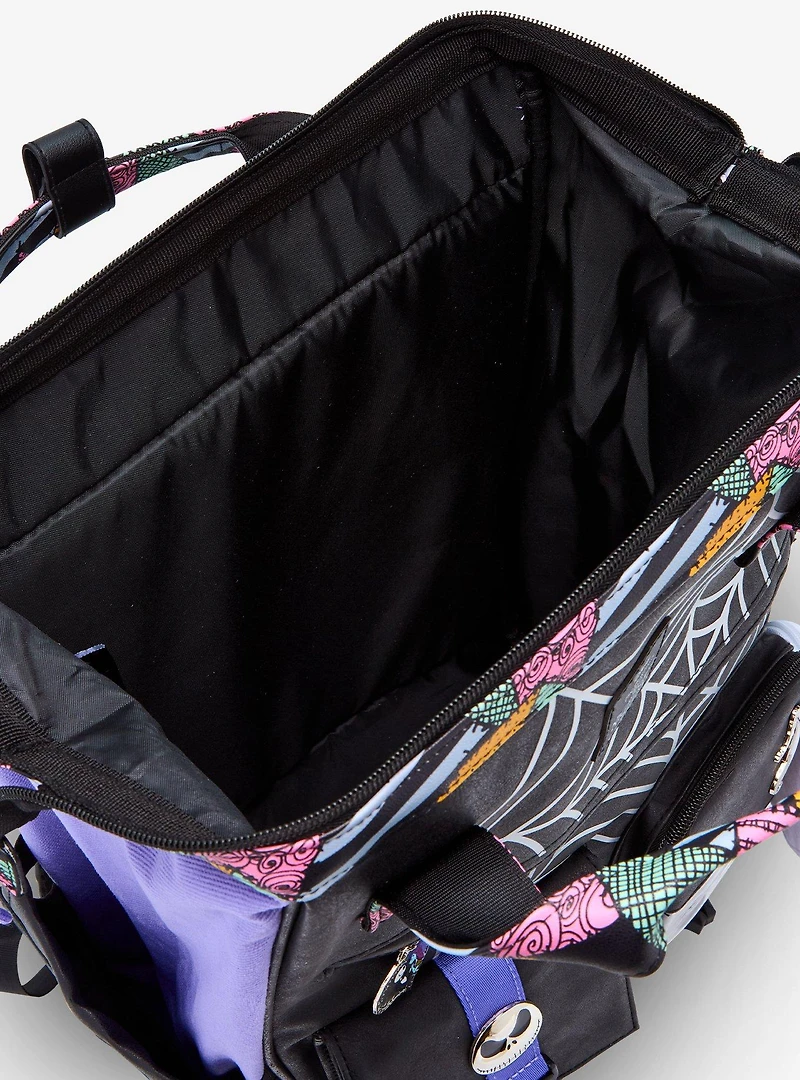 Disney The Nightmare Before Christmas Spiderweb Multi-Pocket Backpack With Jack Skellington Plush — BoxLunch Exclusive