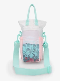 Disney The Aristocats Marie Paris Skyline Water Bottle Holder Crossbody Bag - BoxLunch Exclusive
