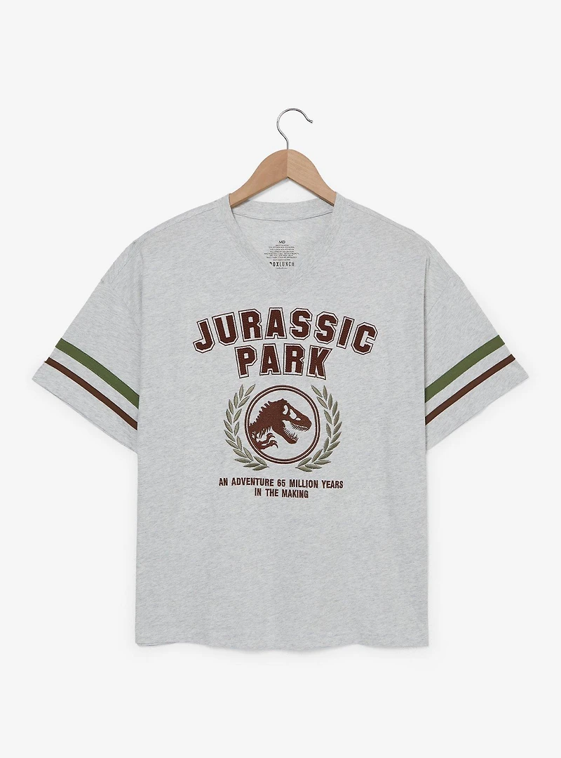 Jurassic Park Logo Embroidered T-Shirt - BoxLunch Exclusive