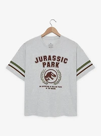 Jurassic Park Logo Embroidered T-Shirt - BoxLunch Exclusive