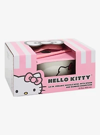 Sanrio Hello Kitty Portrait Ramen Bowl with Spoon & Chopsticks