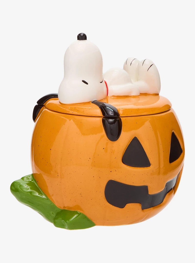 Peanuts Snoopy Jack-o-Lantern Cookie Jar — BoxLunch Exclusive