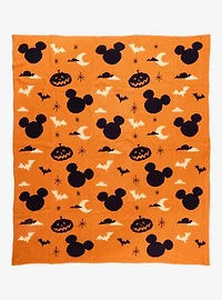 Disney Mickey Mouse Halloween Icons Feather Knit Throw — BoxLunch Exclusive