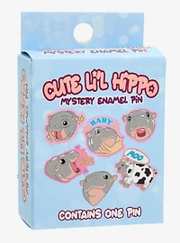 Cute Li'l Hippo Blind Box Enamel Pin — BoxLunch Exclusive