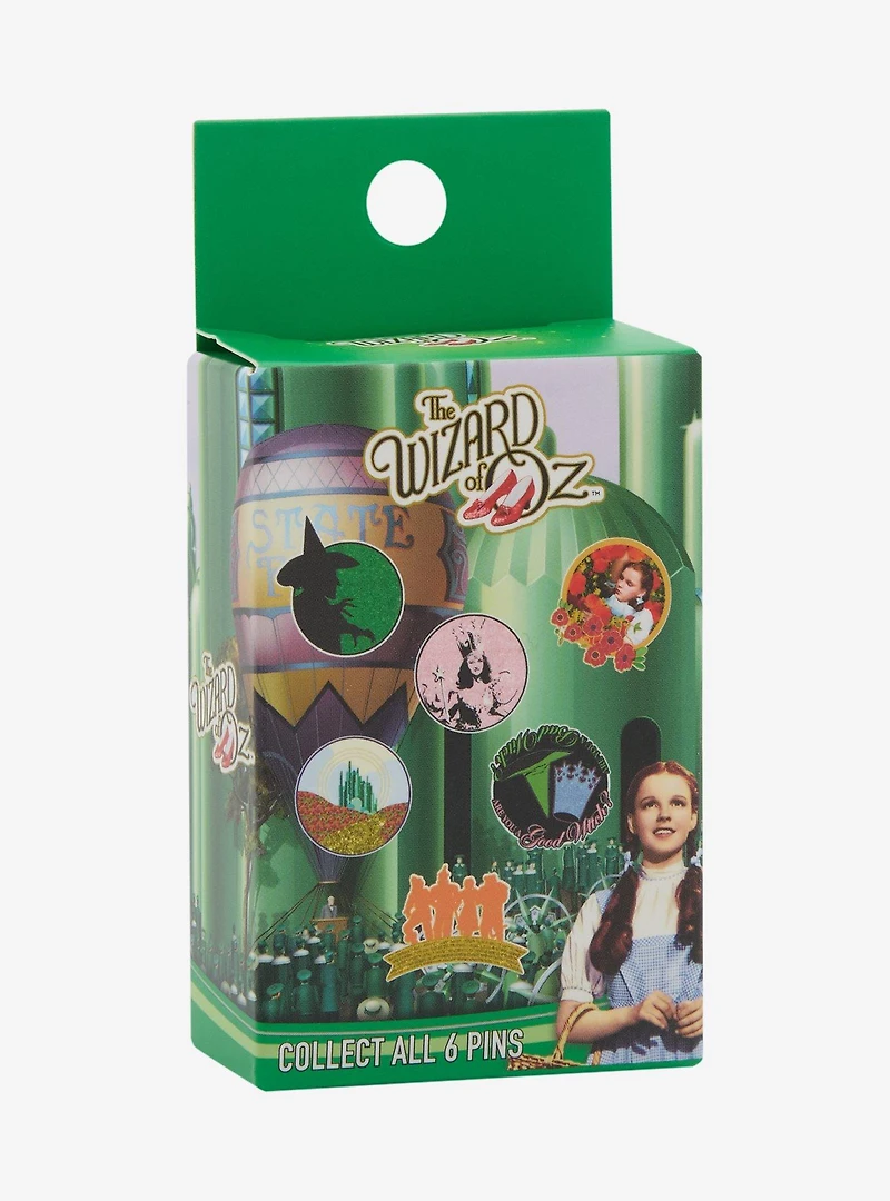 The Wizard of Oz Classic Glitter Blind Assorted Enamel Pin