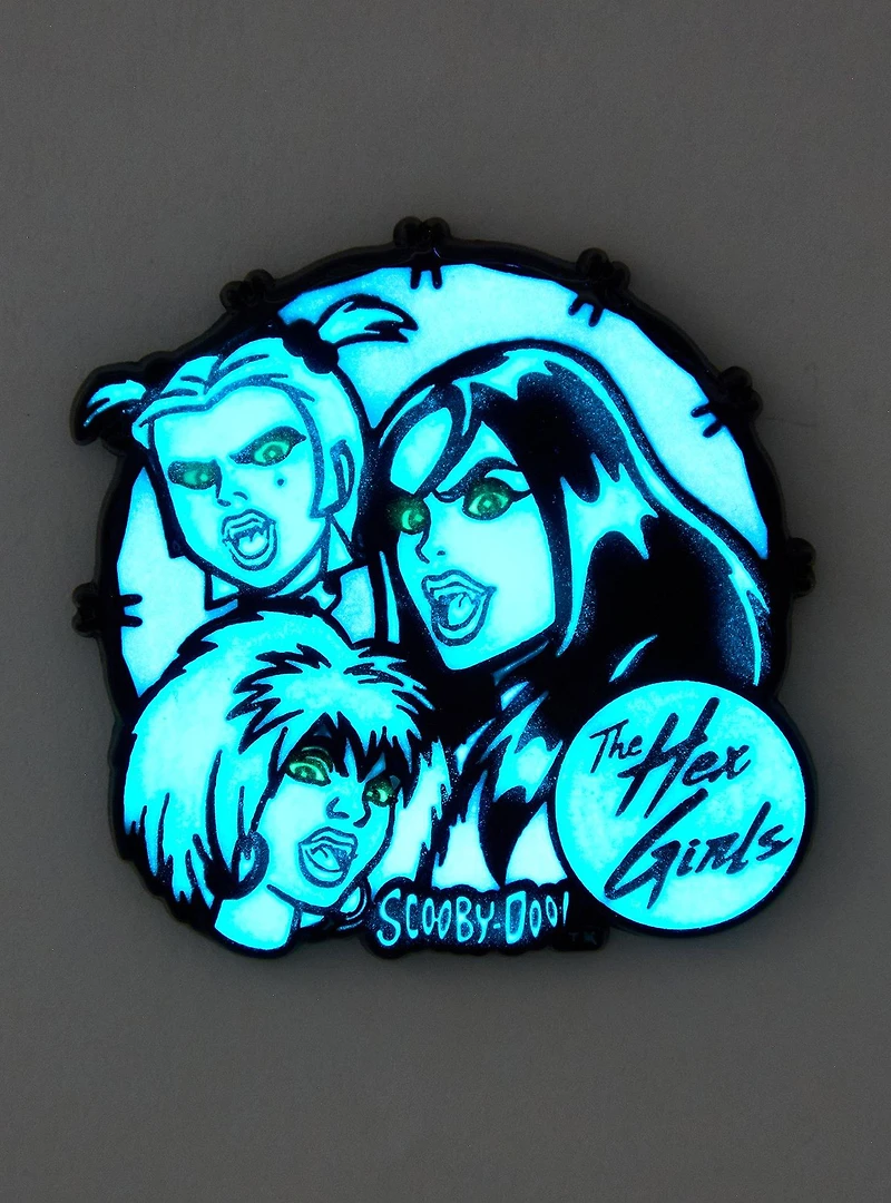 Scooby-Doo! Hex Girls Glow-in-the-Dark Enamel Pin — BoxLunch Exclusive