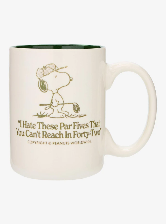 Peanuts Snoopy Golf Mug — BoxLunch Exclusive