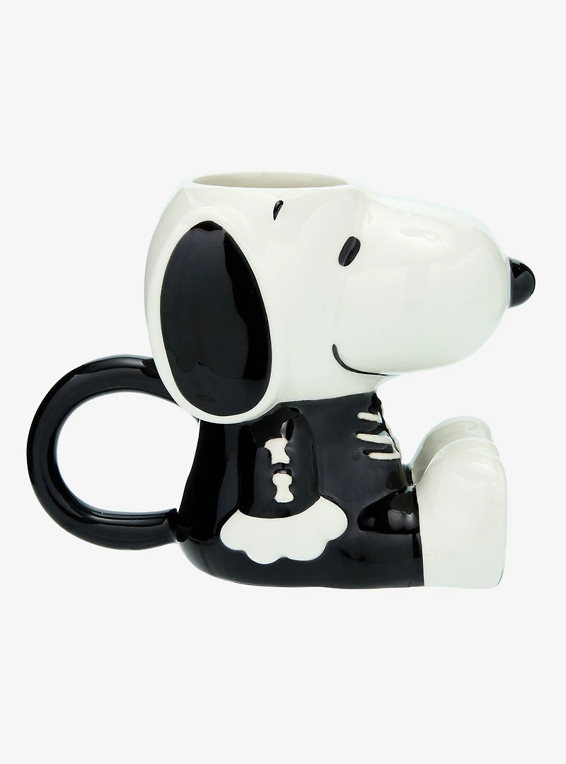 Peanuts Snoopy Skeleton Costume Figural Mug