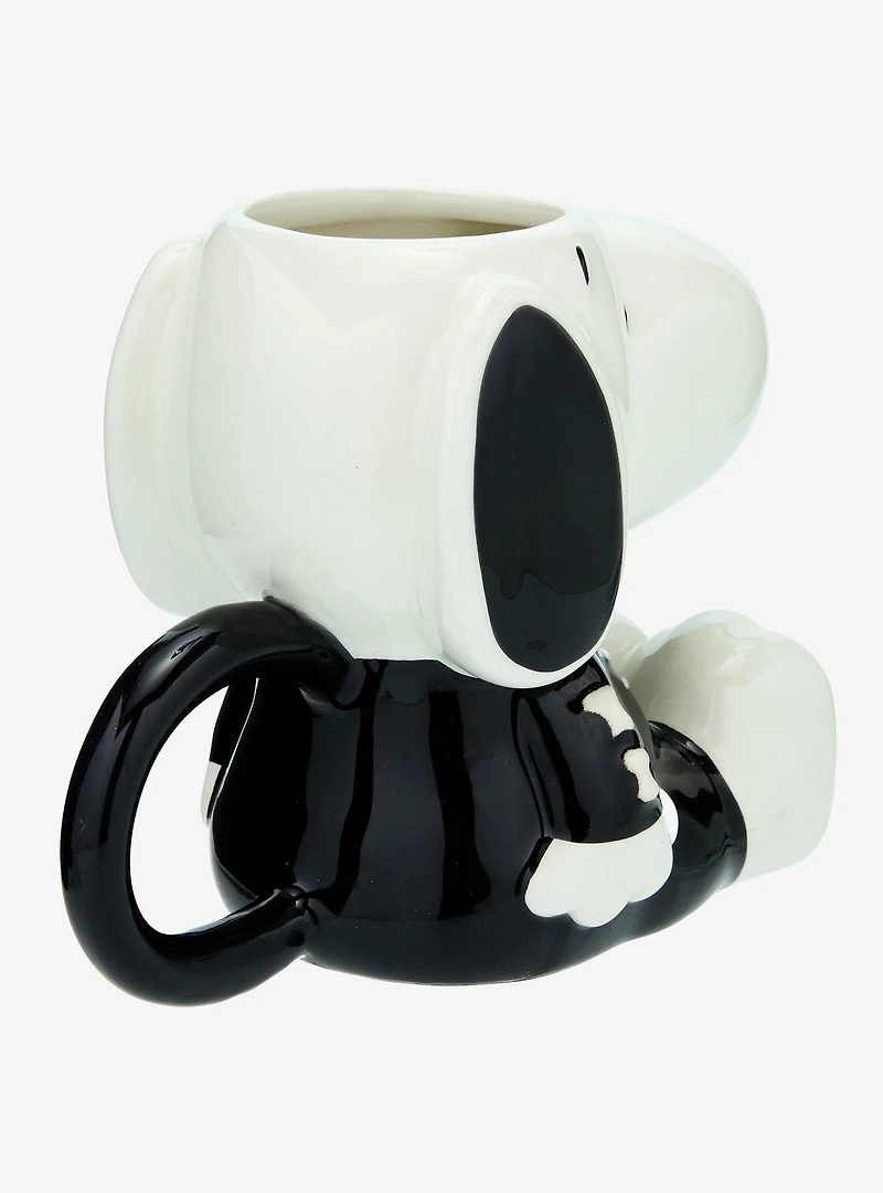 Peanuts Snoopy Skeleton Costume Figural Mug