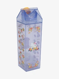 Sanrio Hello Kitty Floral Milk Carton Water Bottle - BoxLunch Exclusive