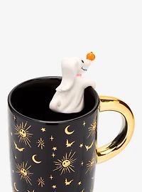Disney The Nightmare Before Christmas Zero Black and Gold Critter Mug — BoxLunch Exclusive