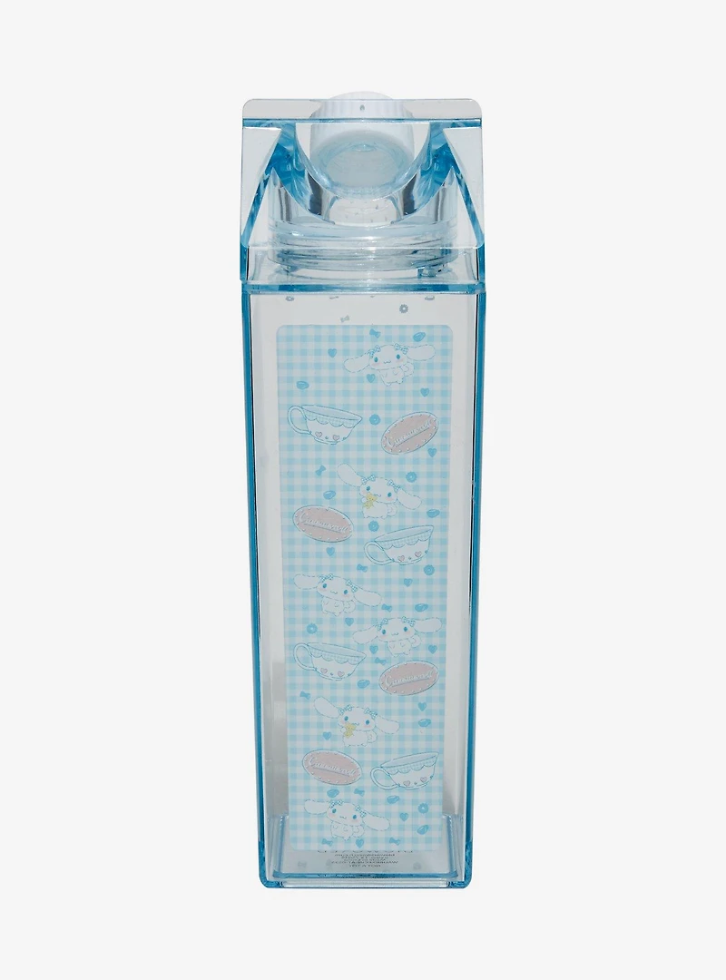 Sanrio Cinnamoroll Gingham Milk Carton Water Bottle — BoxLunch Exclusive