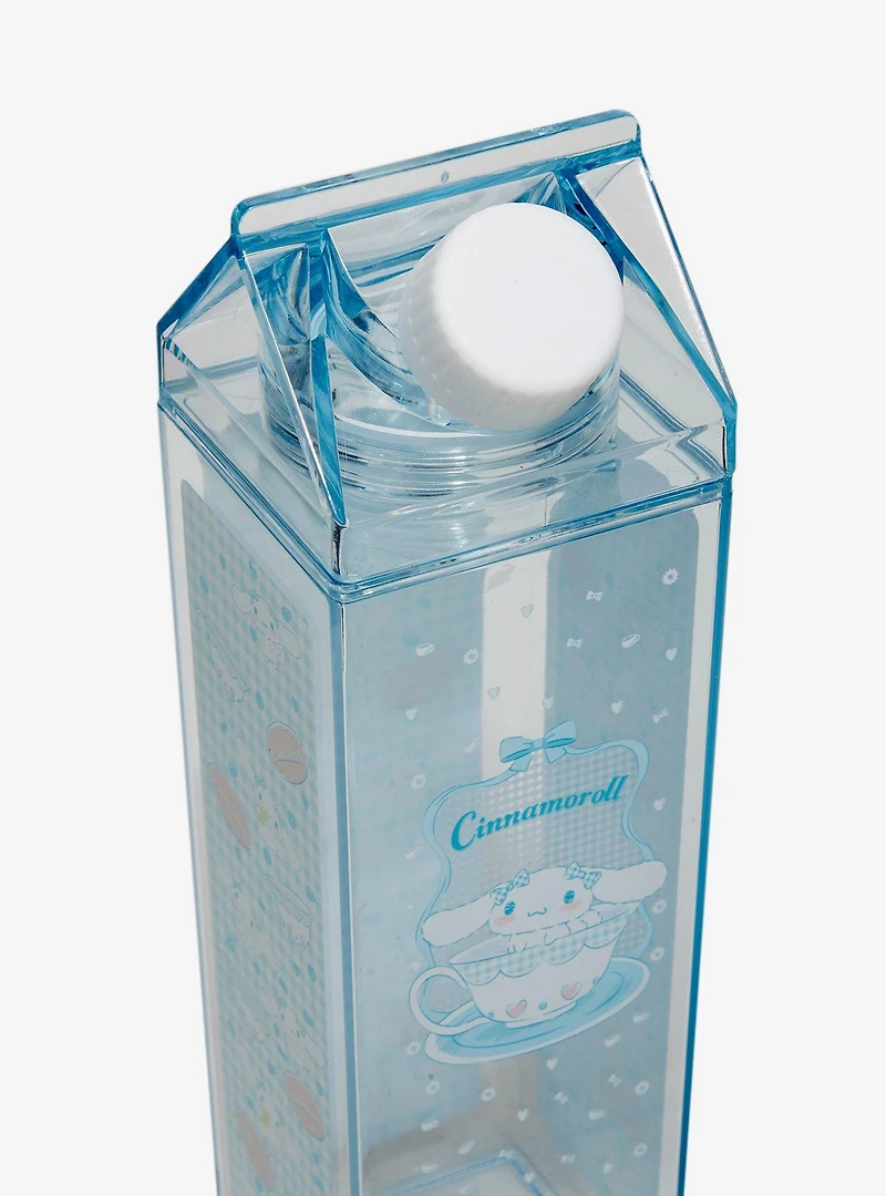 Sanrio Cinnamoroll Gingham Milk Carton Water Bottle — BoxLunch Exclusive