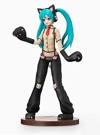 Sega Vocaloid Hatsune Miku Project DIVA Arcade Future Tone Super Premium Hatsune Miku (Kitty Cat) Figure