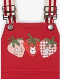 Disney Winnie the Pooh Strawberry Denim Toddler Overall Dress — BoxLunch Exclusive