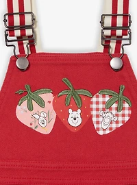 Disney Winnie the Pooh Strawberry Denim Toddler Overall Dress — BoxLunch Exclusive