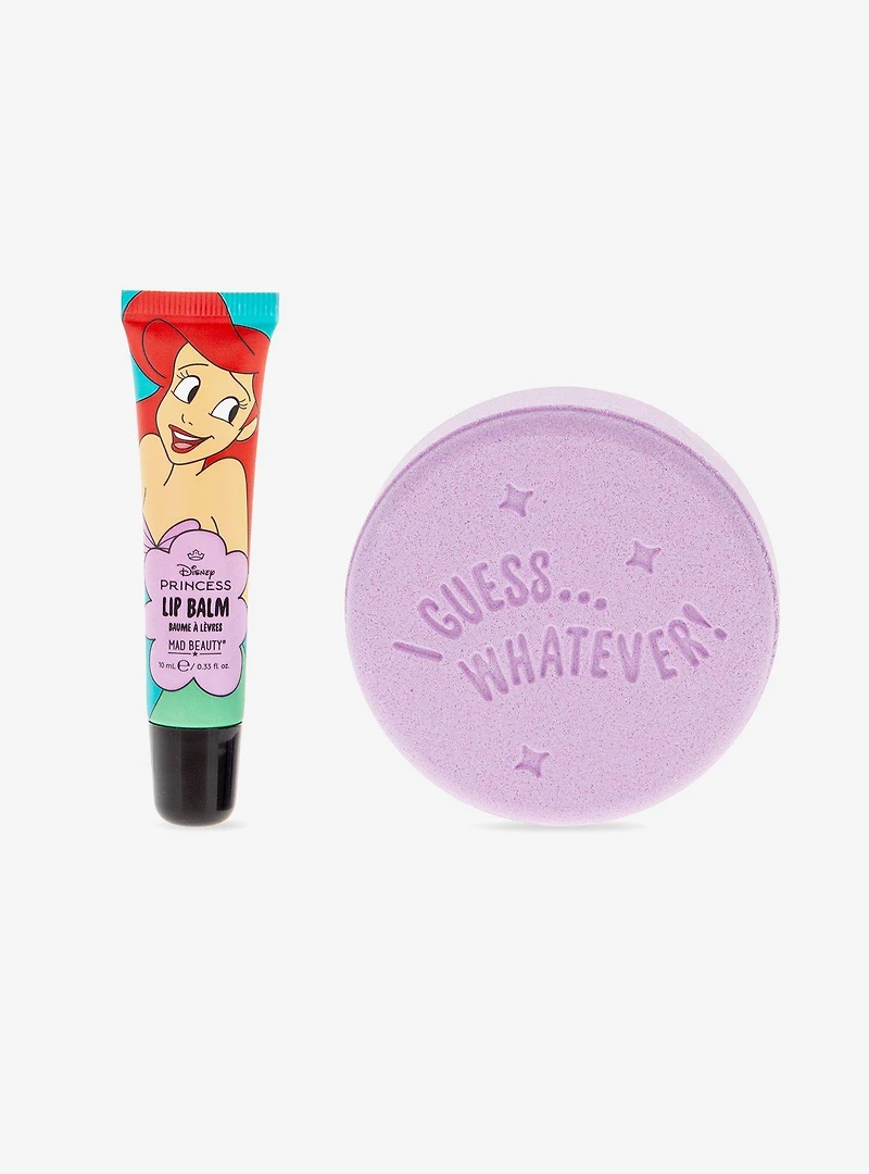 Mad Beauty Disney The Little Mermaid Ariel Bath Fizzer & Lip Balm Set