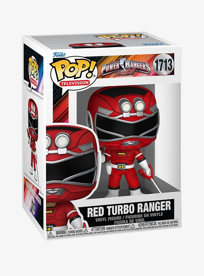 Funko Pop! Television Power Rangers Turbo Red Turbo Ranger Vinyl Figure
