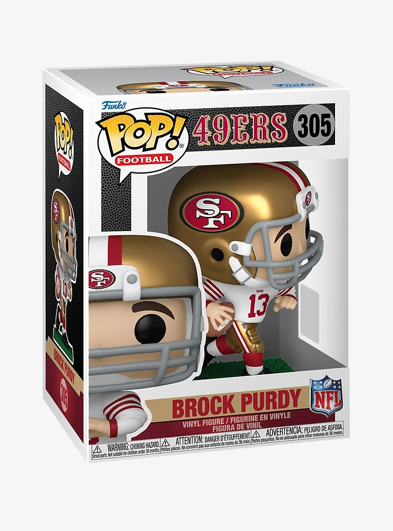 Funko Pop! Football NFL 49ers Brock Purdy Vinyl Figure