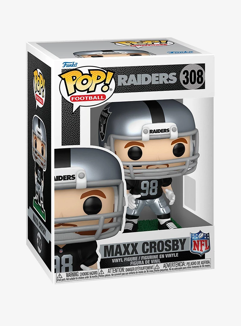 Funko Pop! Football NFL Las Vegas Raiders Maxx Crosby Vinyl Figure