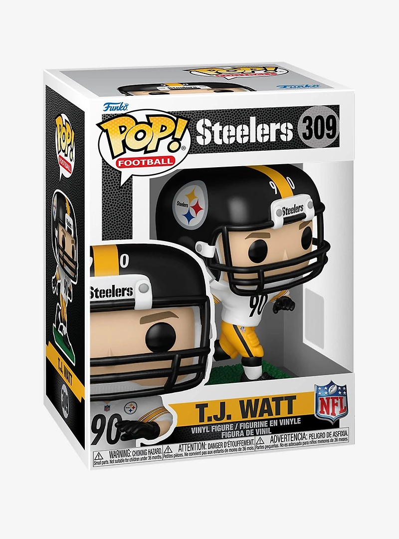 Funko Pop! Football NFL Pittsburgh Steelers T.J. Watt Vinyl Figure