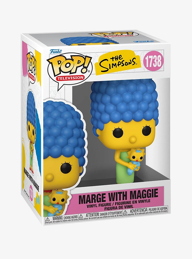 Funko Pop! Television The Simpsons Marge With Maggie Vinyl Figure