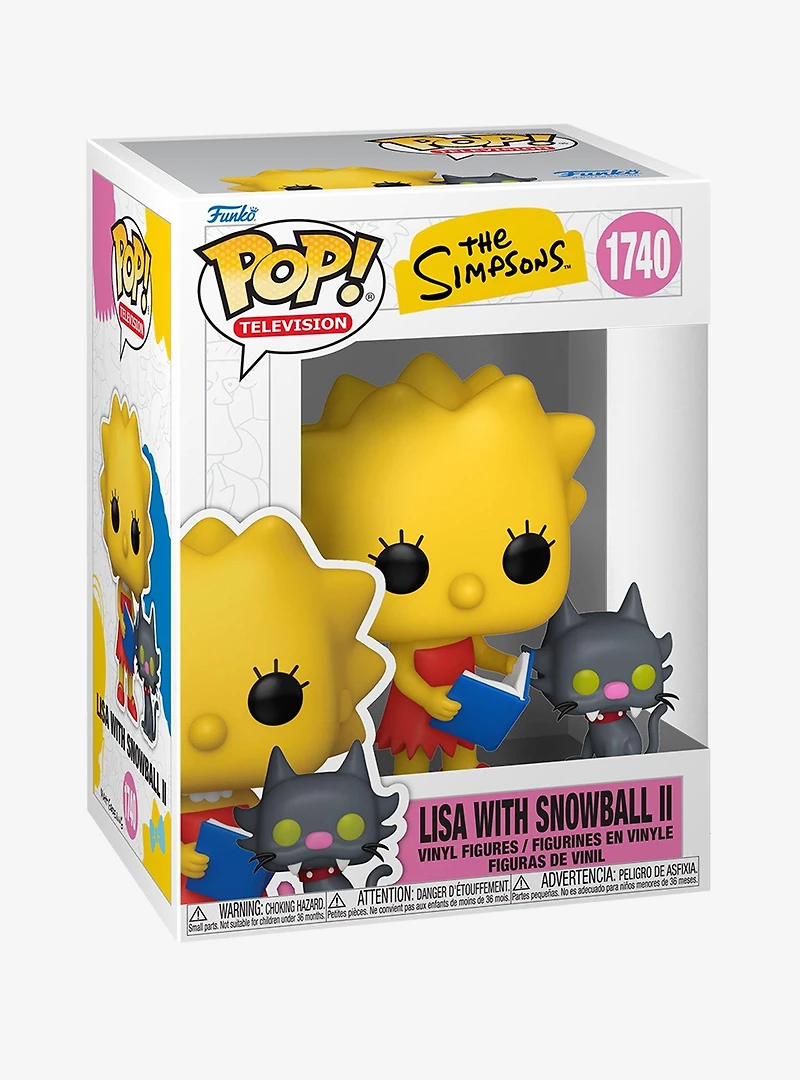 Funko Pop! Television The Simpsons Lisa With Snowball II Vinyl Figure